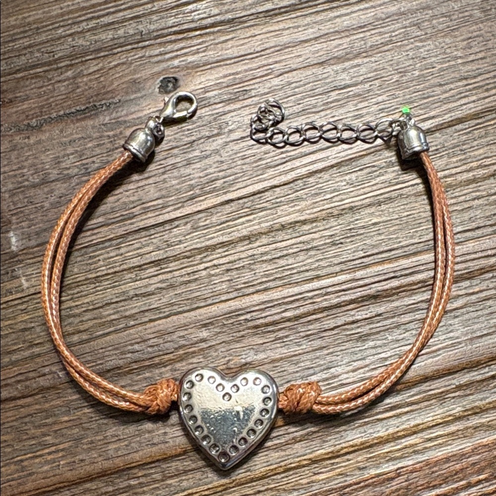 Silver Heart Charm Bracelet